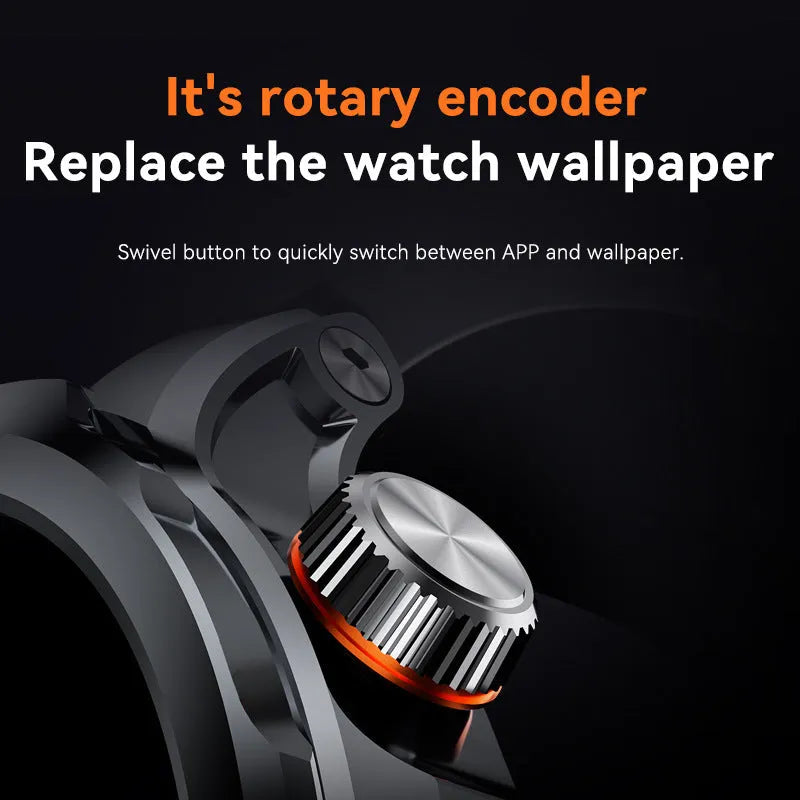 H18 round screen smart watch with IPS display and touch button, shown in black, silver, brown, leather, or steel finish