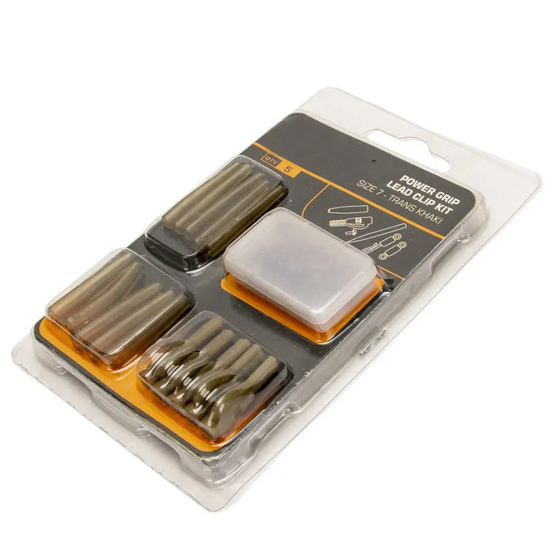 tobly 30 piece European carp fishing accessory set with anti-wind pipes, hoses, beads and screws.
