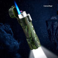 TH727 multi-function waterproof metal torch lighter in five colour options