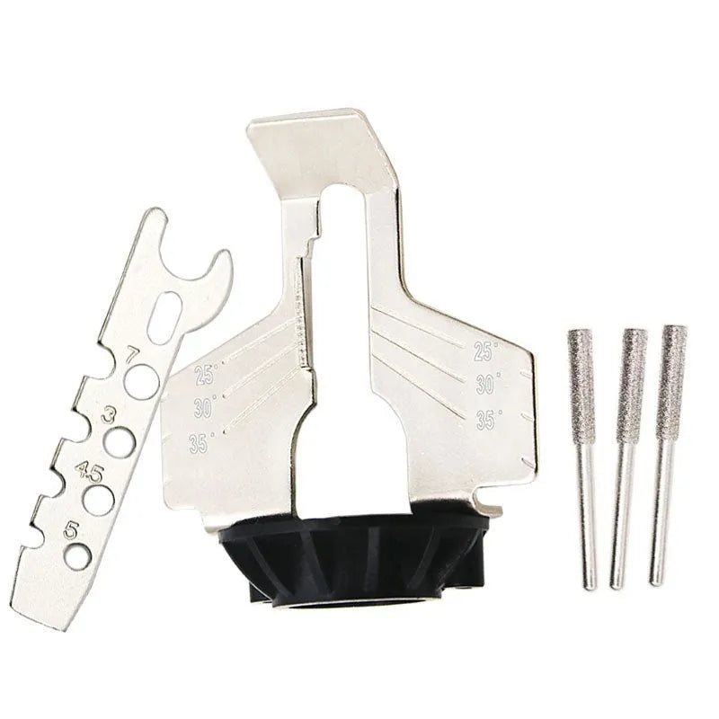 Silver electric chain grinding machine for band saw blades with 20mm length