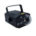 Black and white LED laser magic fan stage lighting equipment with dual projection effects