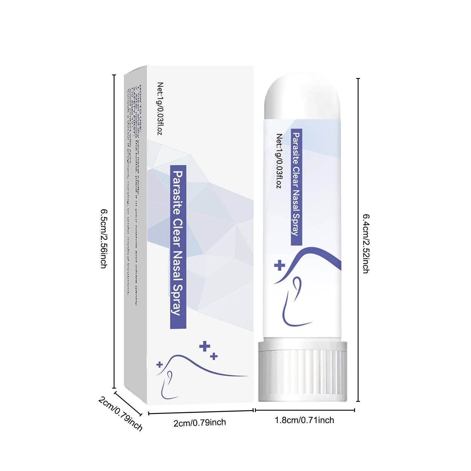 Single-use nasal suction tool in a 1G pack with nasal sucker for congestion relief.