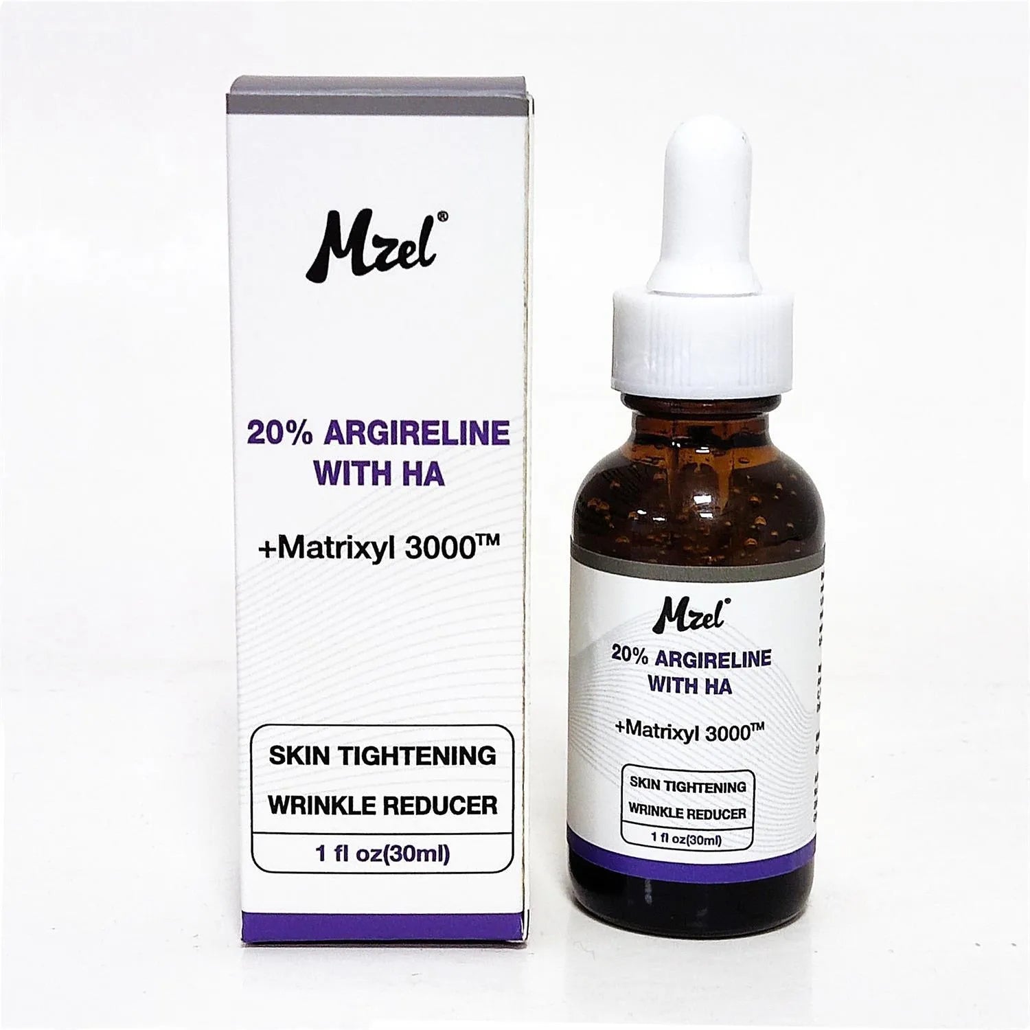 30ml bottle of six-peptide firming anti-wrinkle brightening moisturising liquid