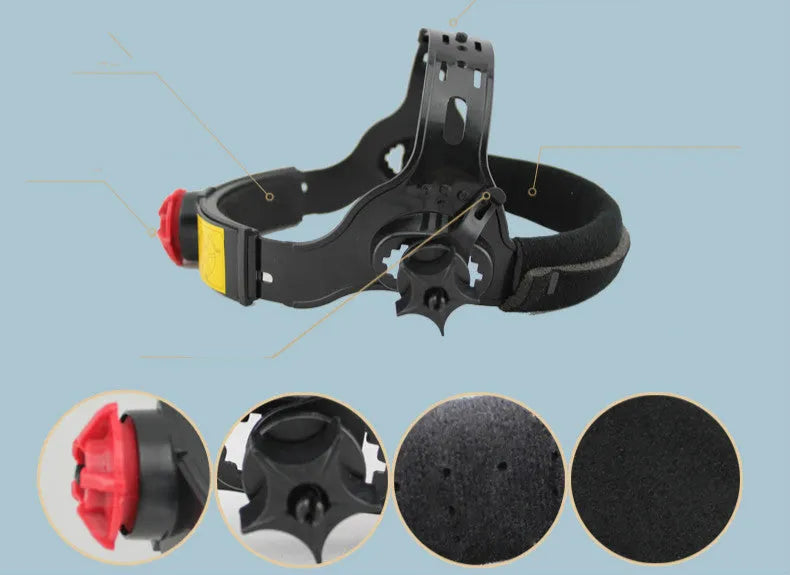 Heat-proof oil fume mask PC face shield in black, blue, orange, pink, or yellow for kitchen cooking