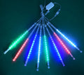 LED meteor shower light 30-100 cm IP65 waterproof with EU power supply and multi-colour options
