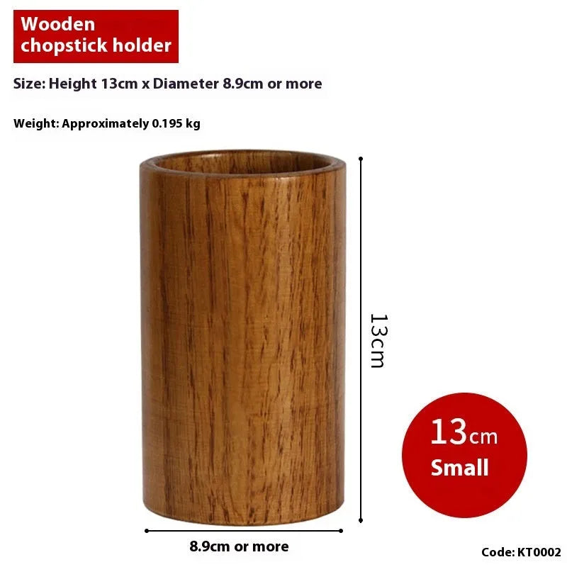 Bamboo chopsticks holder with creative styling for kitchen utensil organisation