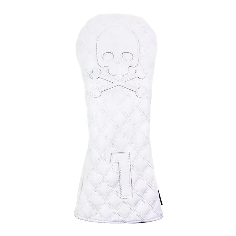 Black and white waterproof protective cover for golf club wooden poles