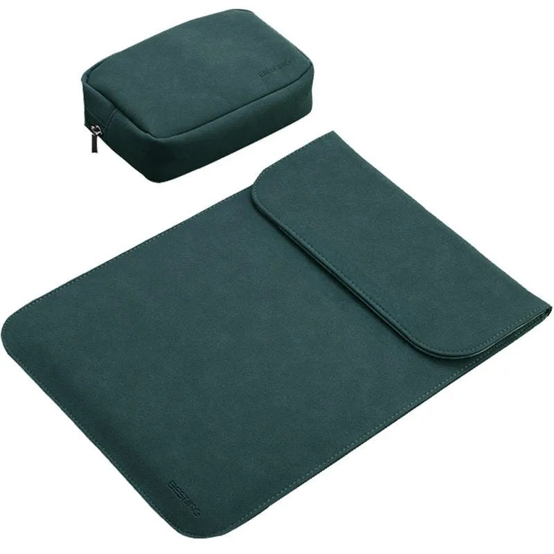 Notebook case 6mm thick for 11-15.5 inch laptops, available in Dark Gray, Green, Light Gray, and Pink.