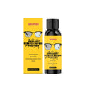 30ml bottle of eyeglass scratch repair solution with silicon dioxide formula for lenses