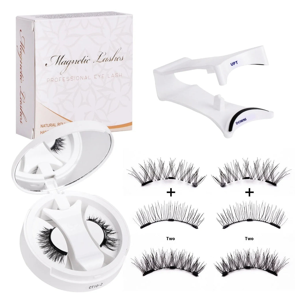 Magnetic false eyelashes integrated soap holder storage case for CT10 models