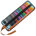 50 wooden coloured pencils for oily painting in grade 1 basswood with pencil case included