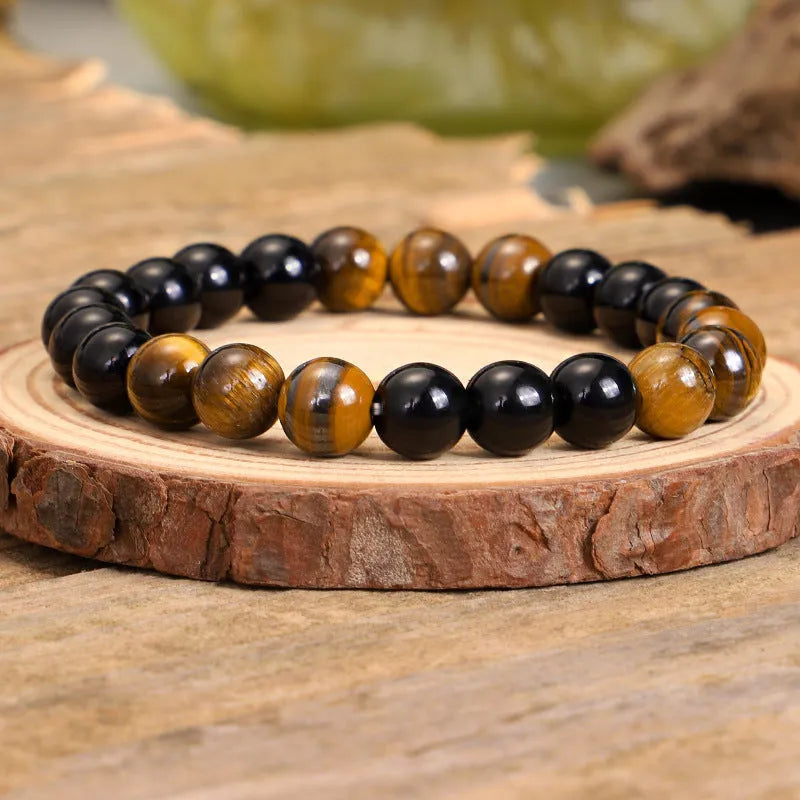 Tiger eye stone tassel chain with 81cm adjustable length for bracelet or necklace wear