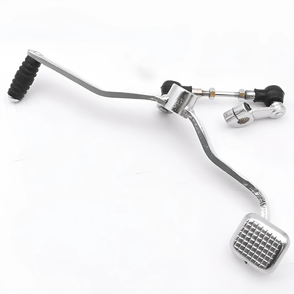 Black motorcycle gear lever for Suzuki GS125 with 300mm length and gear teeth patterns
