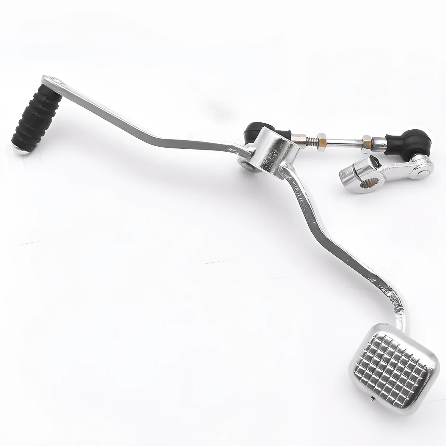 Black motorcycle gear lever for Suzuki GS125 with 300mm length and gear teeth patterns