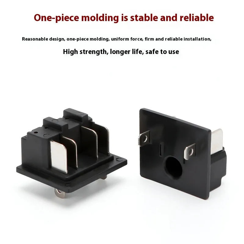 Electric tool pin copper conductive sheet socket accessory in ABS, available in 2 Feet and 4 Feet battery clip models