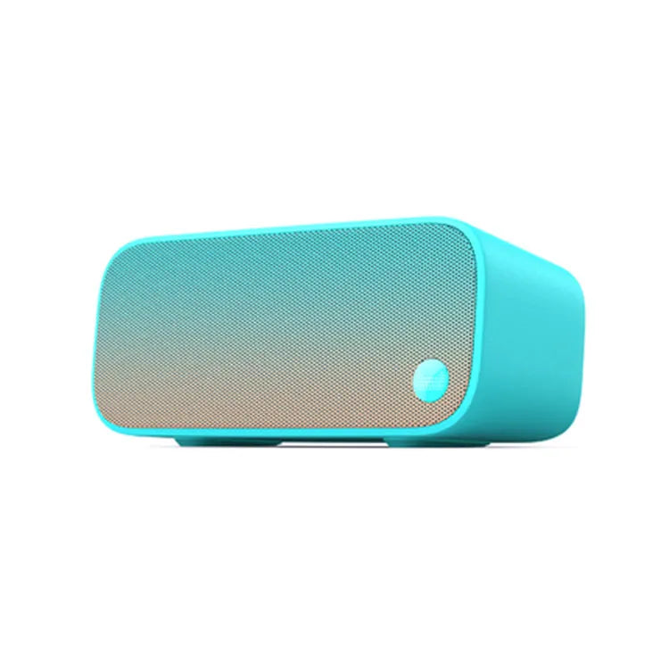 Elf artificial intelligence smart Wi-Fi speaker in sugar cube design with bookshelf configuration
