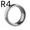Black NFC ring for Android smartphone with wireless sharing and information push, 22x22x7.9mm, sizes 8 to 12