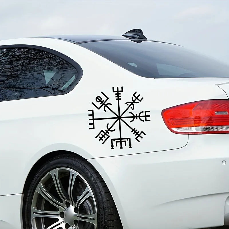 13x13cm square vinyl car and notebook sticker with peel-and-stick backing