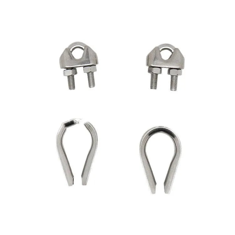 Ziptreck 10 metre pulley slide rope kit with handle, alloy steel pulleys, locks, and tree protection sleeves.