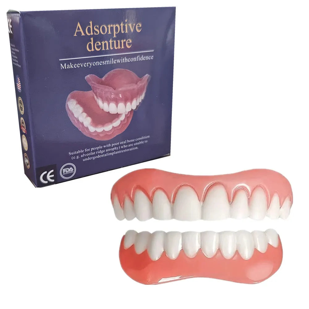 Silicone simulation smile dentures tooth socket for dental training practice