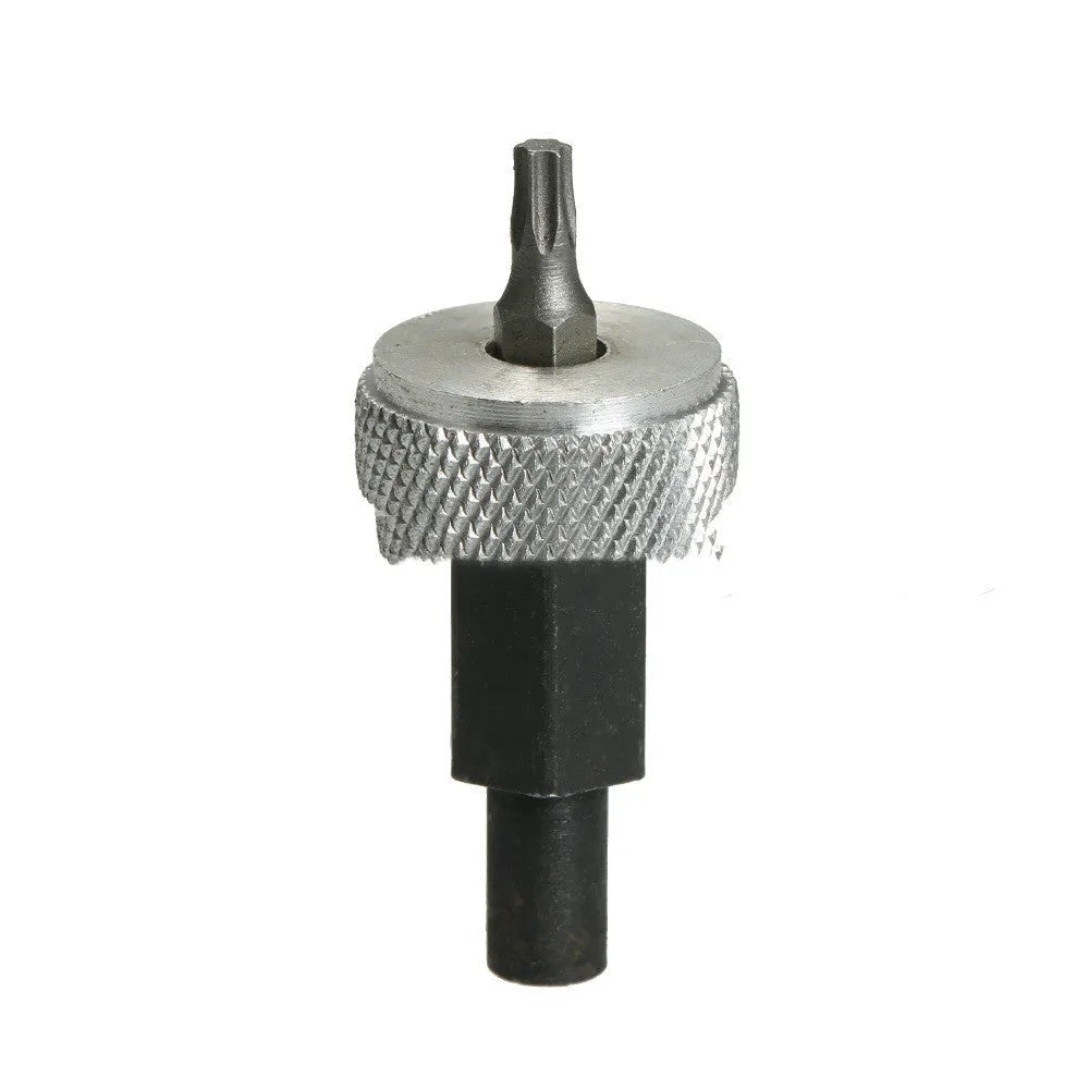 Ignition module wrench tool with knurled aluminium knobs and a 1/2" drive square for distributor bolts