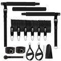 Yoga gymnastic bar resistance band set with 180-pound TPE tension rope
