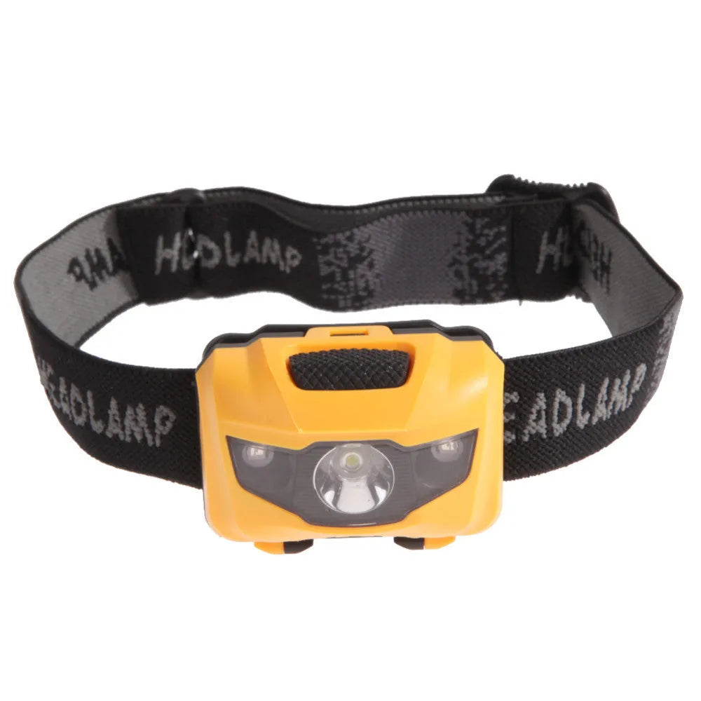 Black Cat Eye 2 generation waterproof headlamp with white and red LEDs on a head strap.