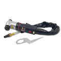 Pneumatic rubber tapping knife with aluminium alloy body, black rubber handle, and 200mm blade for cutting silicone sealant