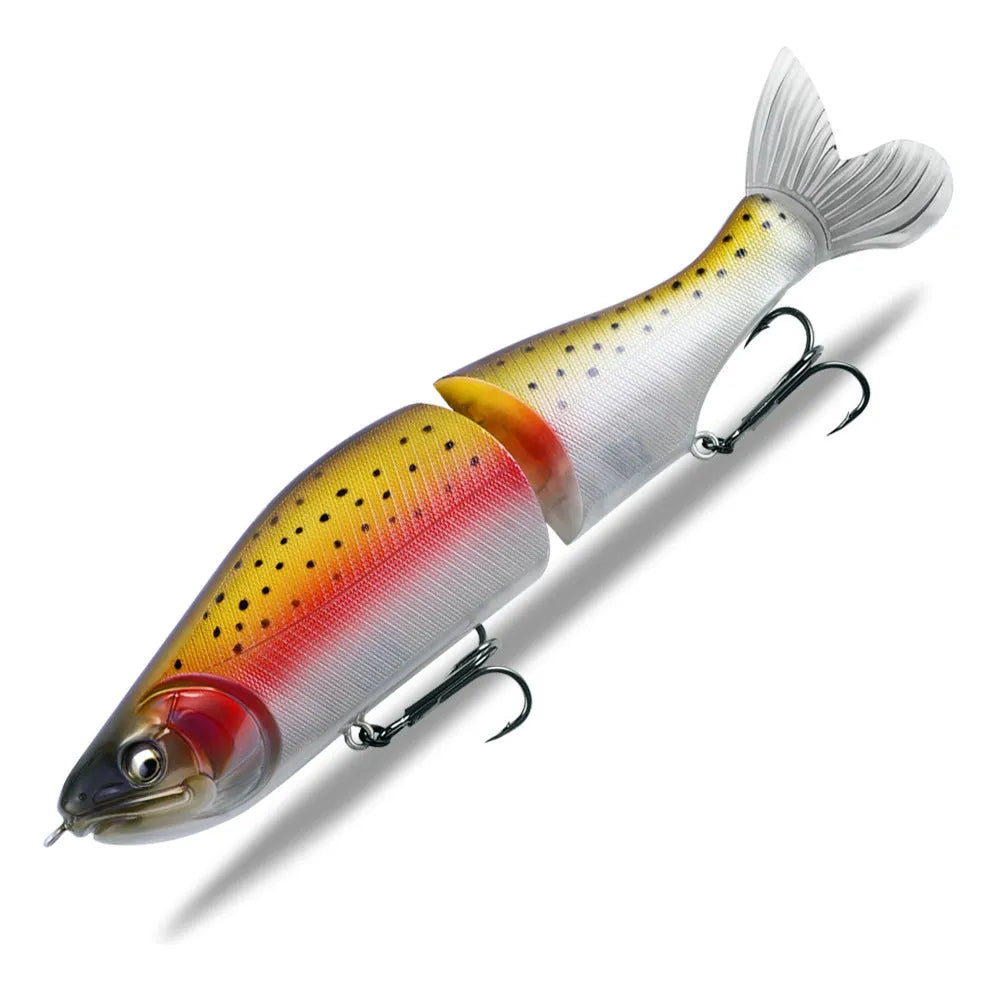 185mm plastic fishing bait for bass fishing available in multiple colours