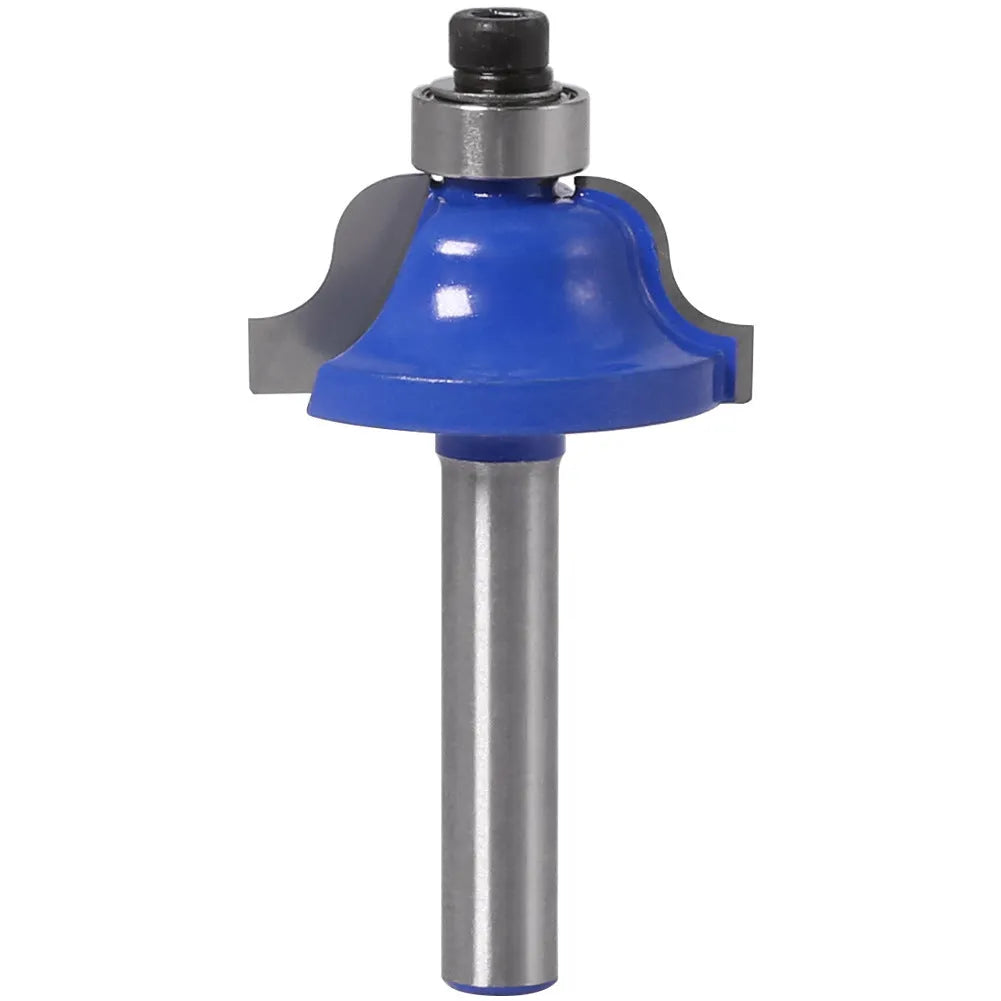 Blue cemented carbide door pattern milling cutter with 27mm cutting diameter and 6.35mm stem