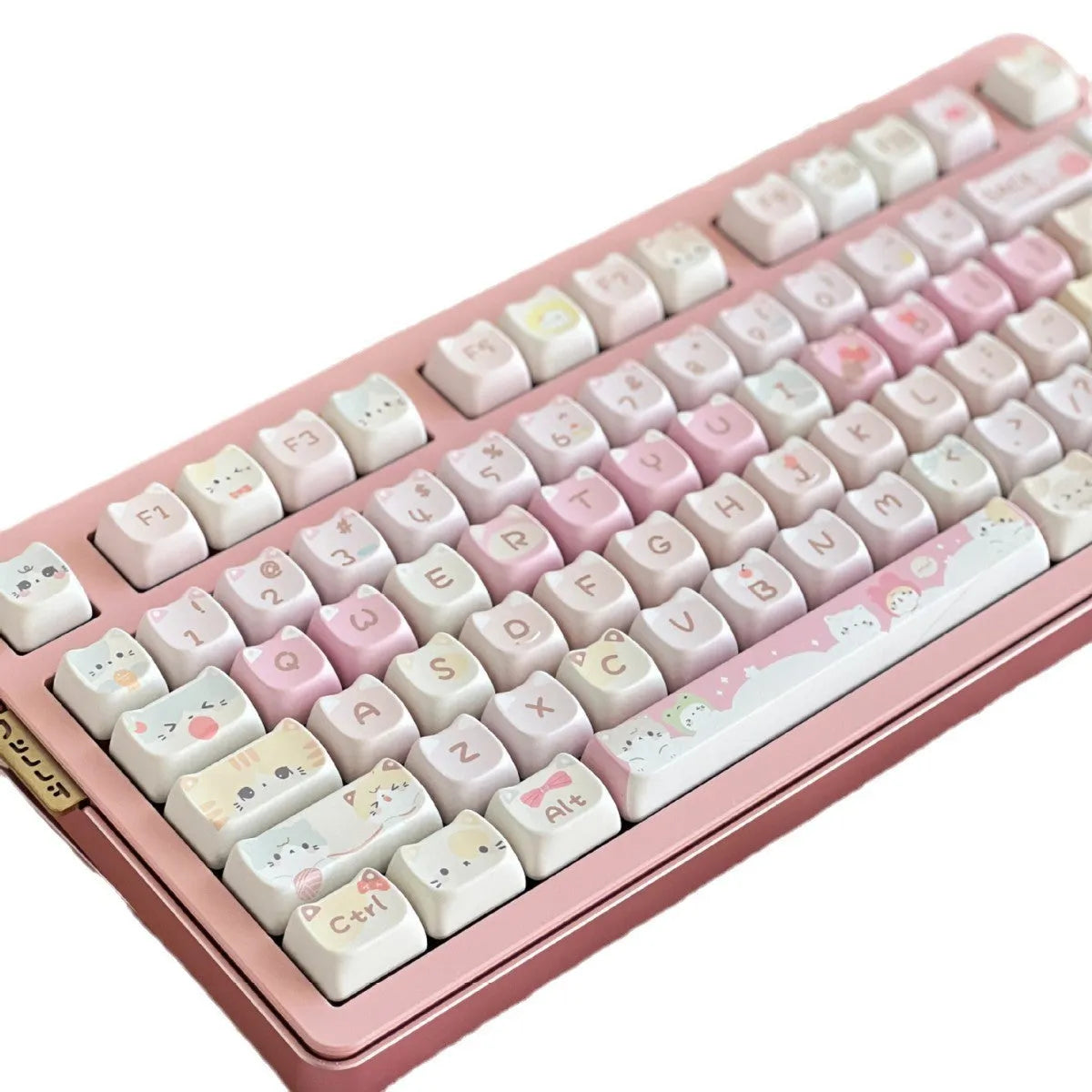 Meow Meow Team 141-piece sublimation keycap set for mechanical keyboards