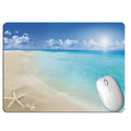 Wishing bottle summer beach holiday wind mouse pad on rubber surface, 30x25cm size