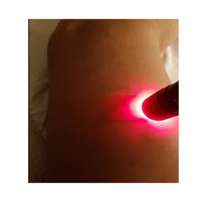 Black aluminium alloy Smart Vein Locator handheld medical device with red LED light