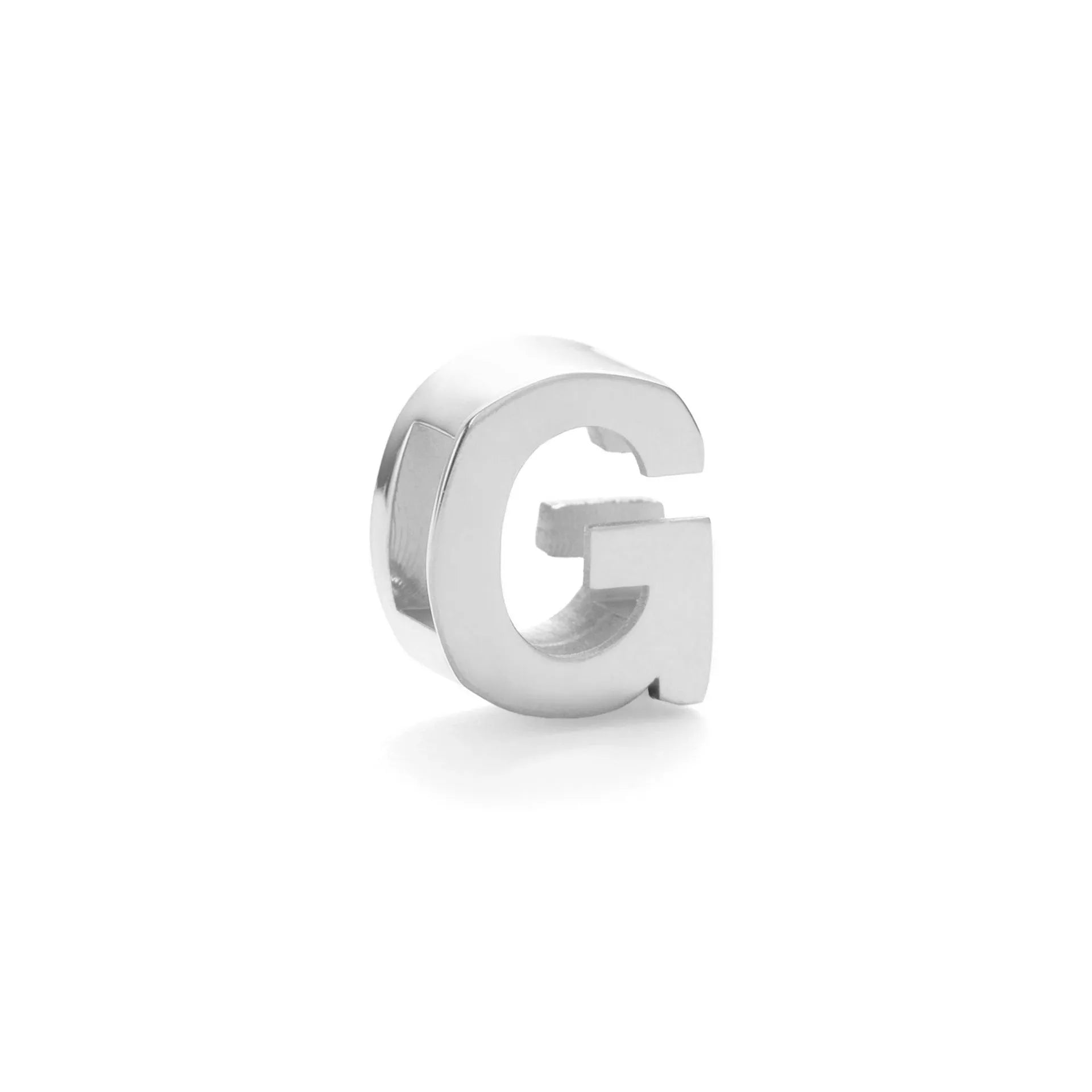 Titanium steel necklace with a choice of letter, number, or love heart pendant on a 40.5 cm chain.