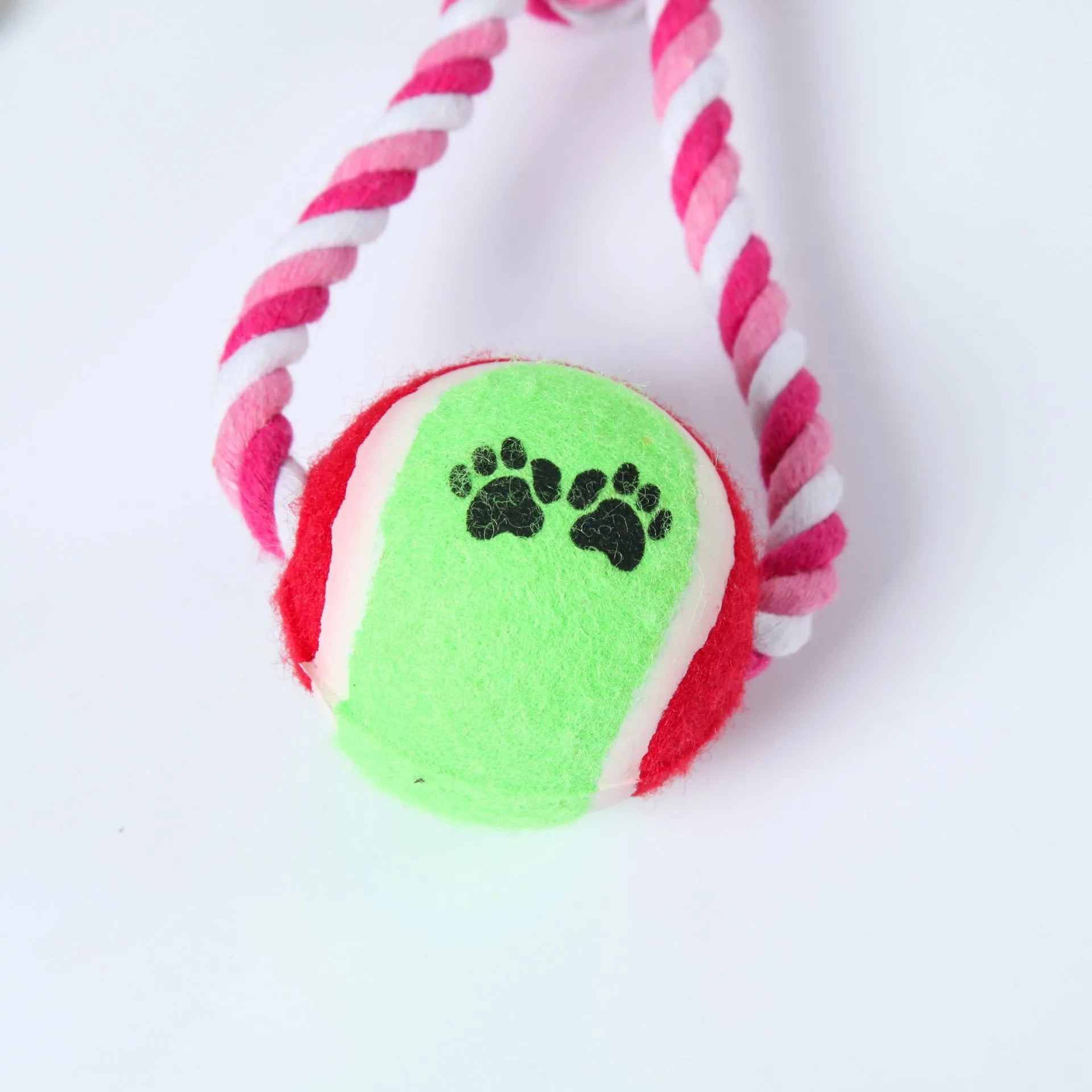 38cm red white and blue white cotton string dog rope toy for medium large breeds