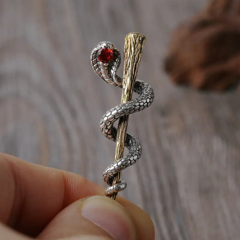 S925 sterling silver pendant with deer motif Fu Lu series vintage Thai craftsmanship silver colour