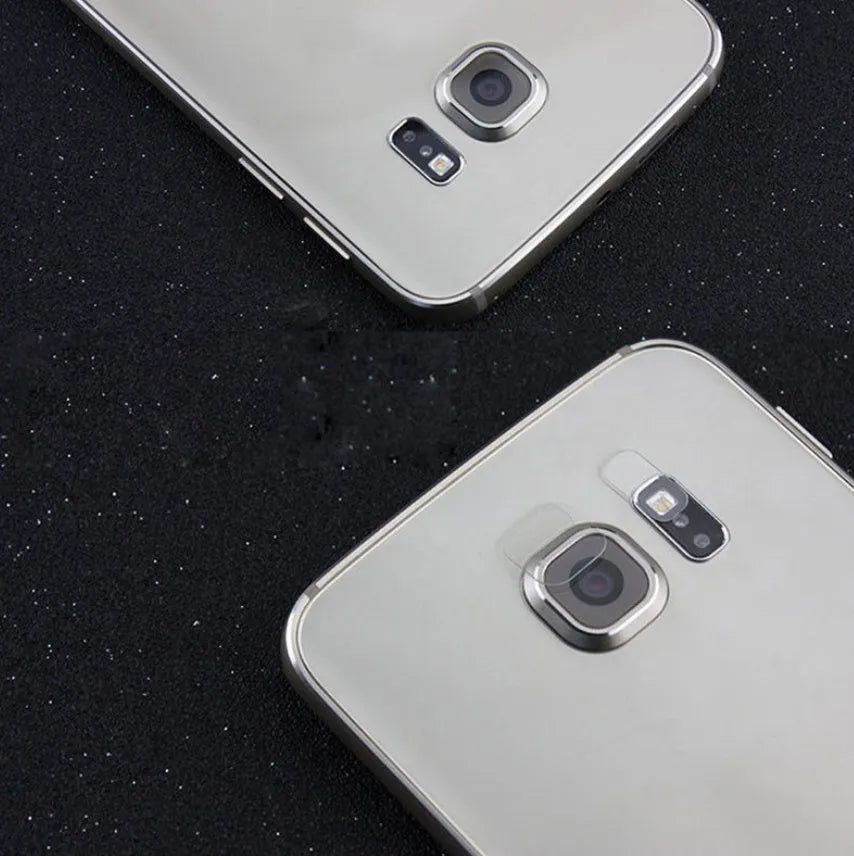 Samsung smartphone rear camera tempered glass protective lens film and flash film for S7 edge S8 S9 S10 Note models