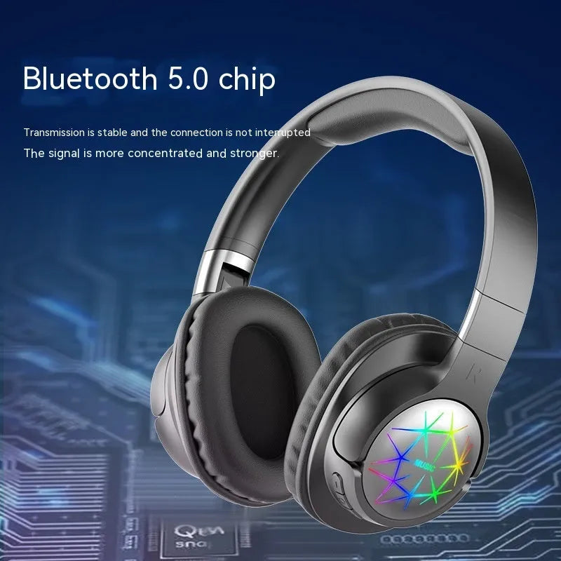 Wireless Bluetooth stereo over-ear gaming headset with noise reduction, 10m range, available in five colours