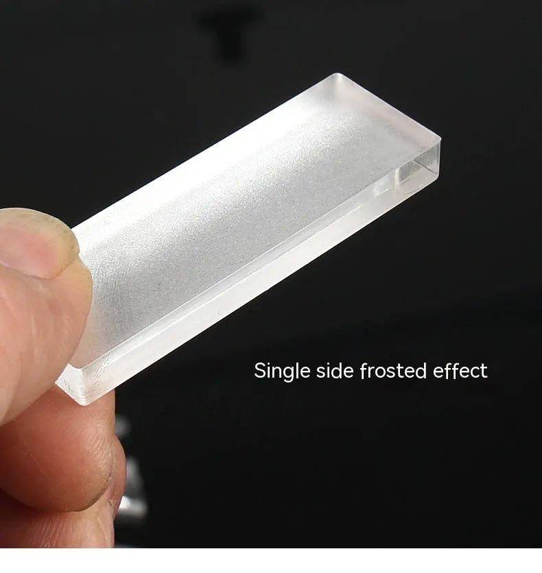 8-piece acrylic parallel lenses set for junior high school physics optical experiments model H424