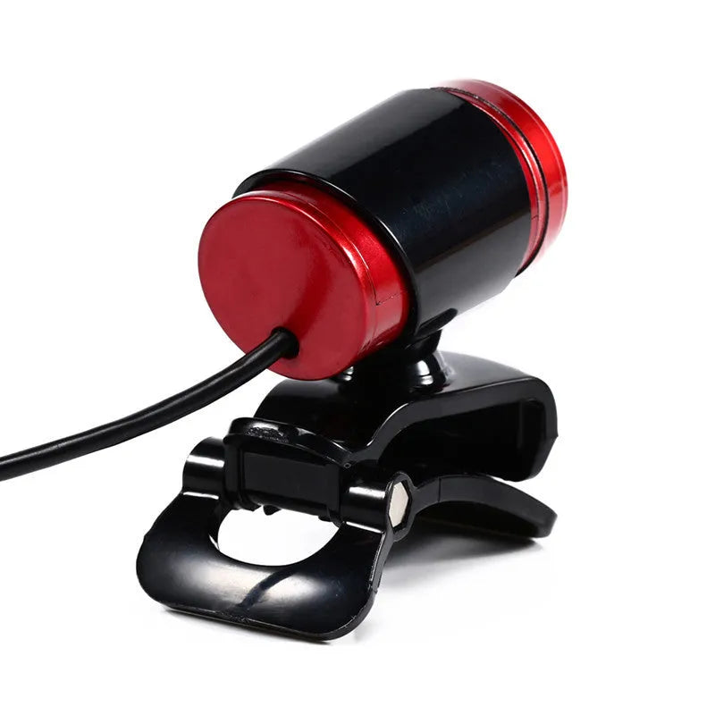 HD computer camera 12MP webcam with adjustable mount, manual focus, and sound-absorbing microphone for laptops and desktops