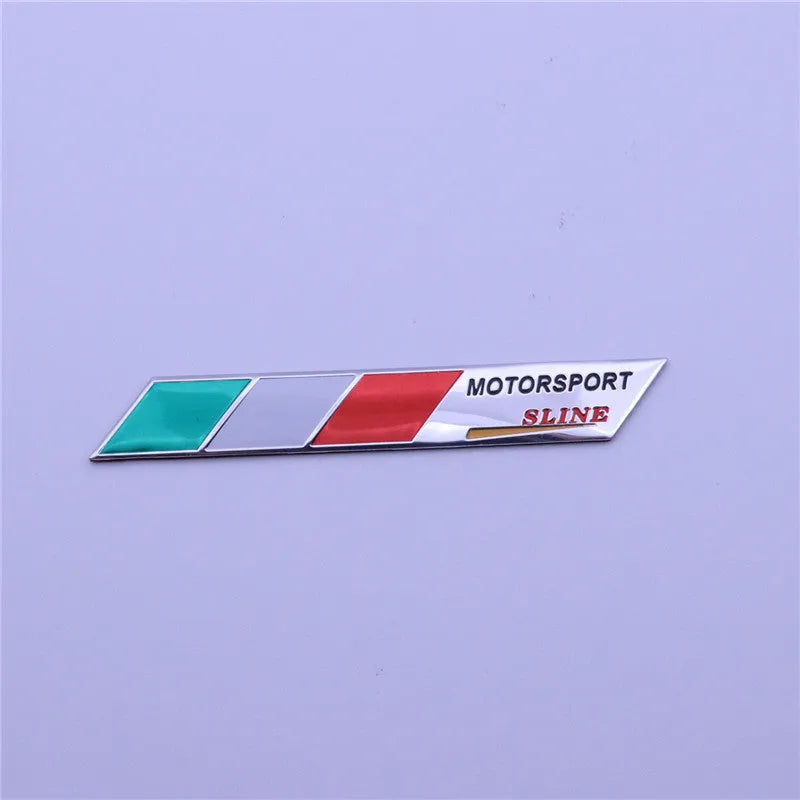 Alloy national flag car decoration metal sticker badge for vehicle exterior in multiple style options