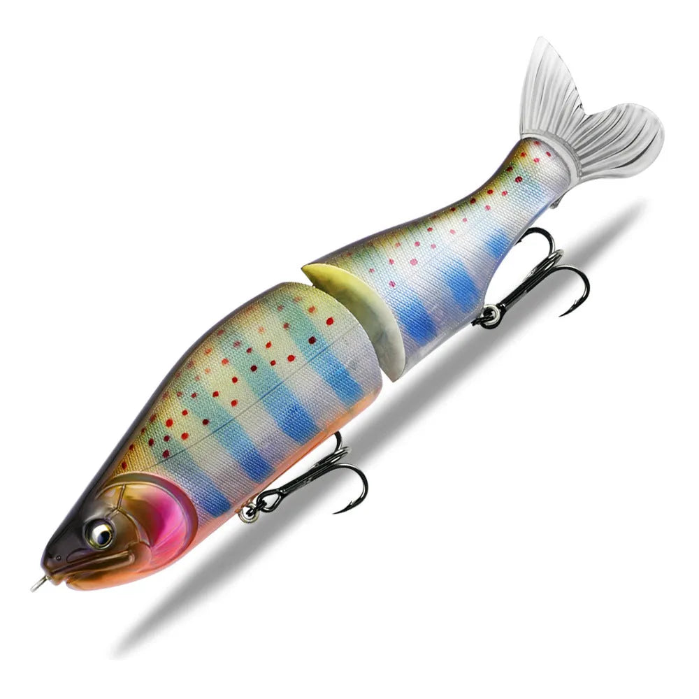 185mm plastic fishing bait for bass fishing available in multiple colours