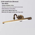All copper 750mm mirror front lamp with 12W 4000K LED strip and acrylic anti-fog cover for bathroom