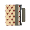 Magnetic double-sided clip protective case for 10.9-inch iPad Air tablet on a table.