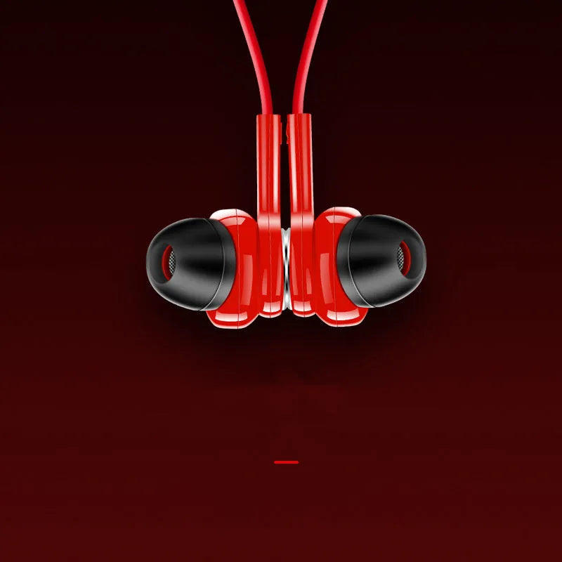 G03 Bluetooth sports earphones with neckband design in red, black or white colour options