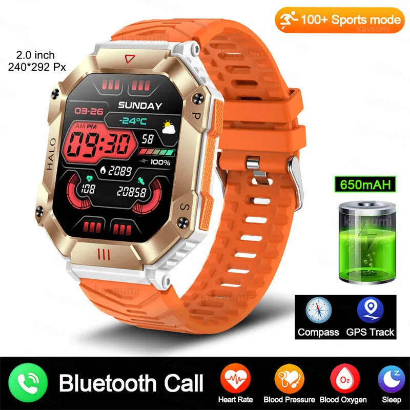 Android smart watch for women with GPS, Bluetooth calling, on wrist with resin dial and titanium case.