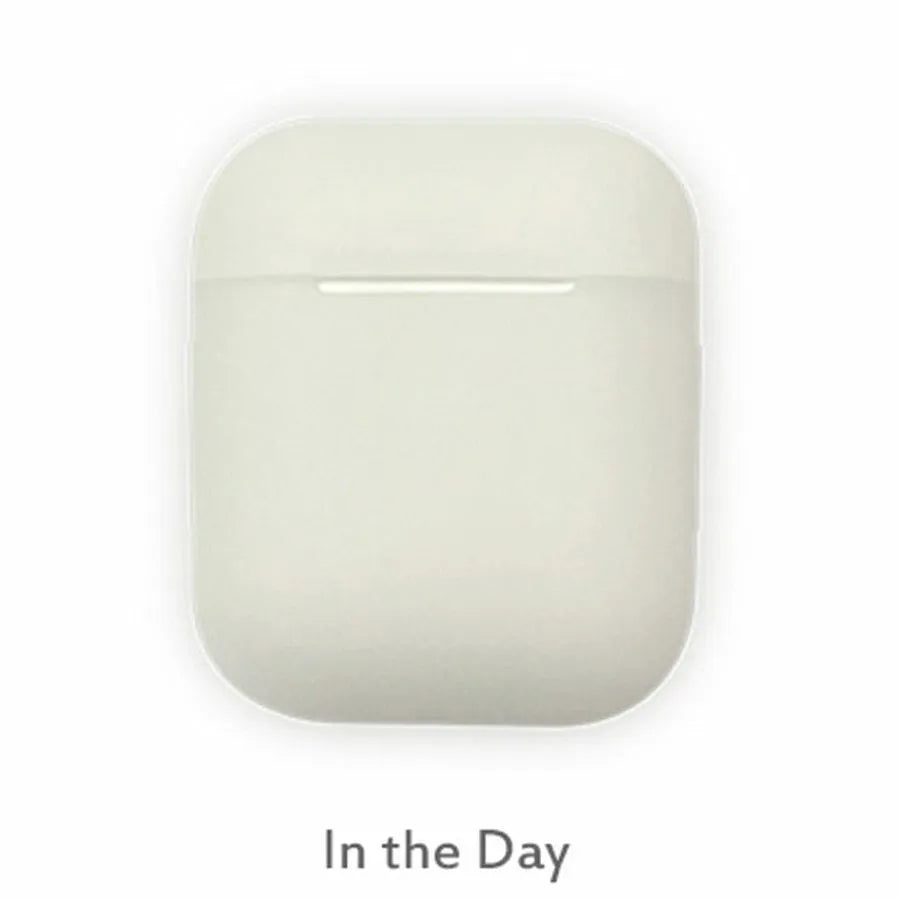Silicone luminous flip-type protective case for AirPods wireless earphones