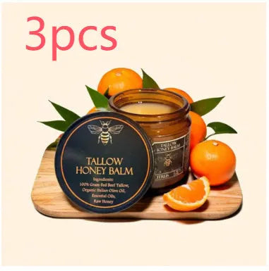 Honey Butter Moisturising Facial Cream jar with 57g net content, shown with Citrus, Lavender and Fragrance-Free options.