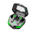 Black N35 wireless gaming Bluetooth in-ear headset with private mould earplugs