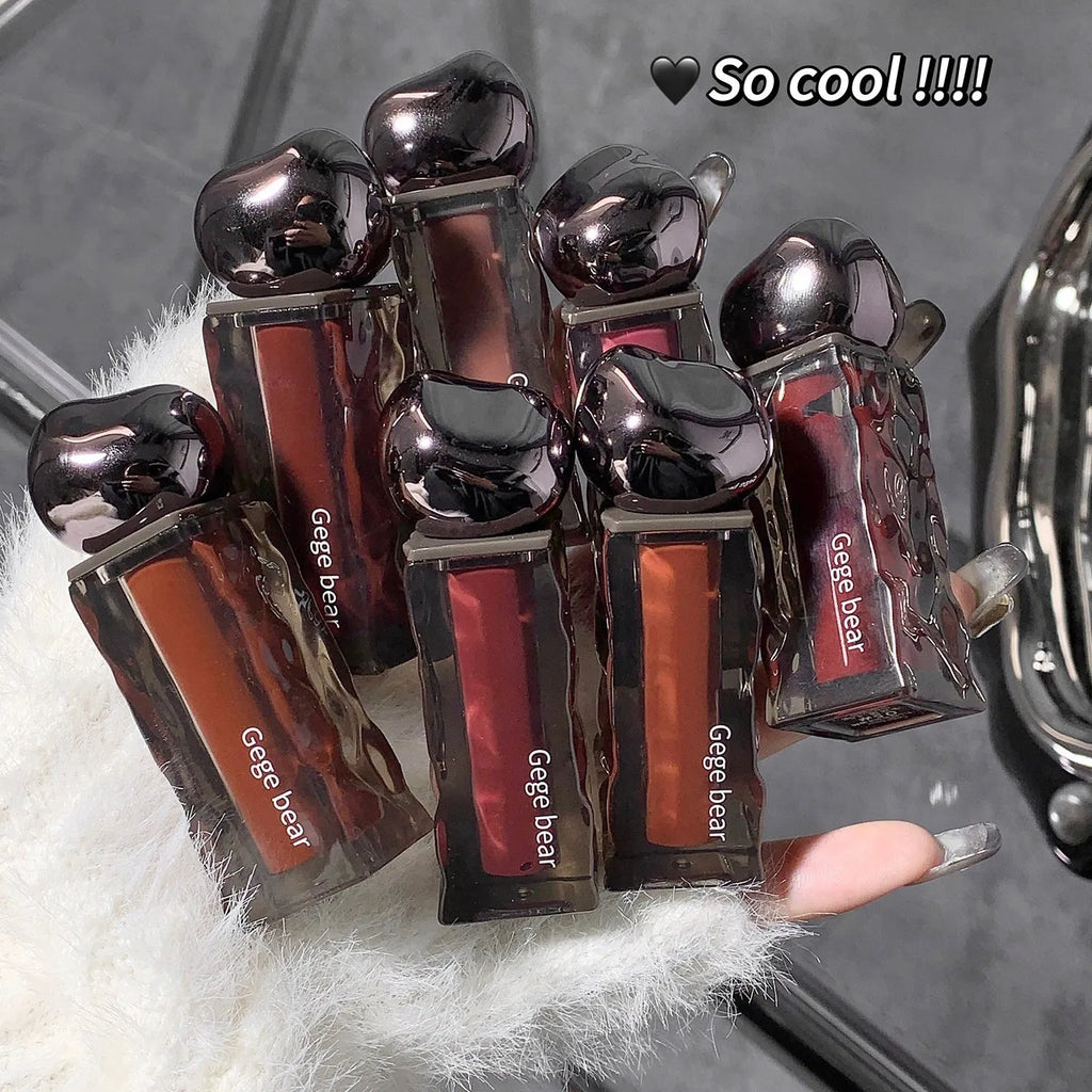 Glacier Lava Lip Lacquer mirror lip gloss in seven colour options with water light formula